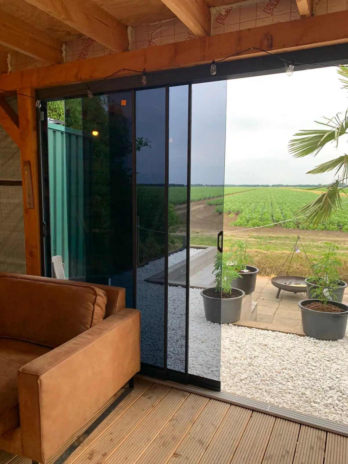 Gartenzimmer mit Blick über das Feld, Foto 2